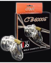 Load image into Gallery viewer, Cb-6000 2 1-2" Cock Cage &amp; Lock Set - Clear