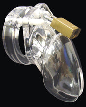 Load image into Gallery viewer, Cb-6000 2 1-2" Cock Cage &amp; Lock Set - Clear