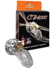 Load image into Gallery viewer, Cb-6000 3 1-4" Cock Cage &amp; Lock Set - Clear