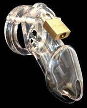 Load image into Gallery viewer, Cb-6000 3 1-4" Cock Cage &amp; Lock Set - Clear