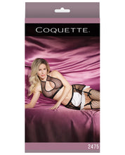 Load image into Gallery viewer, Fashion Dot Mesh Satin French Maid Halter Top &amp; Skirt Black O-s