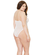 Load image into Gallery viewer, Fashion High Cut Mesh Teddy W-lace-up Detail White Qn