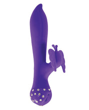 Load image into Gallery viewer, Bling Crystal Butterfly Dual G Vibe - Purple