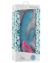 Load image into Gallery viewer, Closet Collection The Kate Rechargeable Duo G Vibe - Turquoise