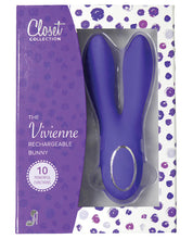Load image into Gallery viewer, Closet Collection Vivienne Rechargeable Bunny - Purple