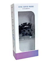 Load image into Gallery viewer, Le Reve Diva Super Wand Attachment W-spikes - Black