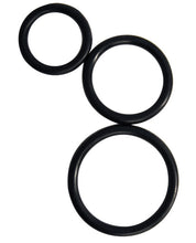 Load image into Gallery viewer, Curve Novelties Rooster Control Rings - Black Set Of 3
