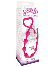 Load image into Gallery viewer, Curve Novelties Gossip Hearts &amp; Spurs Anal Beads - Magenta