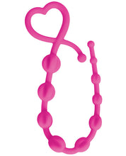 Load image into Gallery viewer, Curve Novelties Gossip Hearts &amp; Spurs Anal Beads - Magenta