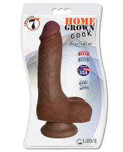 Load image into Gallery viewer, Curve Novelties Home Grown 7" Cock - Chocolate