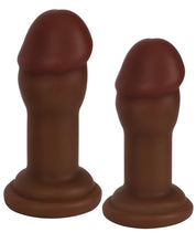 Load image into Gallery viewer, Curve Novelties Jock Anal Plug Duo Set - Chocolate
