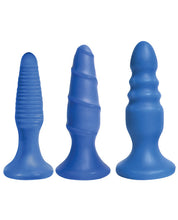 Load image into Gallery viewer, Curve Novelties Simply Sweet Anal Fun Trio - Bangin Blue