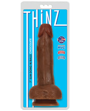 Load image into Gallery viewer, Curve Novelties Thinz 7" Slim Dong W-balls - Chocolate