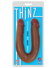 Load image into Gallery viewer, Thinz Double Dipper Slim 13" Dong - Chocolate