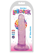 Load image into Gallery viewer, Curve Novelties Lollicock 6" Slim Stick - Grape Ice