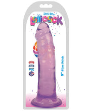 Load image into Gallery viewer, Curve Novelties Lollicock 8" Slim Stick - Grape Ice