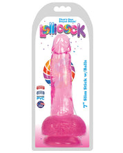 Load image into Gallery viewer, Curve Novelties Lollicock 7" Slim Stick W-balls - Cherry Ice