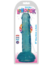 Load image into Gallery viewer, Curve Novelties Lollicock 8" Slim Stick W-balls - Berry Ice