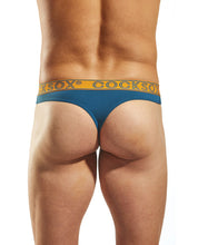 Load image into Gallery viewer, Cocksox Sports Thong Ink Blue Sm