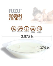 Load image into Gallery viewer, Fuzu Massage Candle - 4 Oz Warm Vanilla Sugar