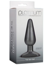 Load image into Gallery viewer, Platinum Silicone The Big End - Charcoal