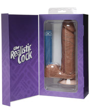 Load image into Gallery viewer, 8" Realistic Cock W-balls - Brown
