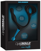 Load image into Gallery viewer, Optimale Duo C-ring &amp; Prostate Massager - Black