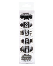 Load image into Gallery viewer, Tower Of Power Cock Rings - Black Pack Of 6