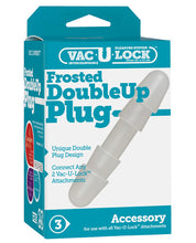 Load image into Gallery viewer, Vac-u-lock Double Up Plug - Frosted