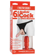 Load image into Gallery viewer, Ultra Harness 2 Set 2 W-7" Realistic Dong &amp; Powder