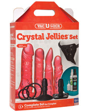 Load image into Gallery viewer, Vac-u-lock Crystal Jellies Set - Pink