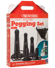 Load image into Gallery viewer, Vac-u-lock Silicone Pegging Set - Black