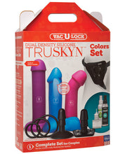 Load image into Gallery viewer, Vac-u-lock Dual Density Silicone Truskyn Set - Asst. Colors