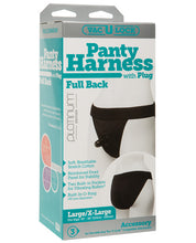 Load image into Gallery viewer, Vac-u-lock Panty Harness W-plug Full Back L-xl - Black