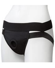 Load image into Gallery viewer, Vac-u-lock Panty Harness W-plug Dual Strap L-xl - Black