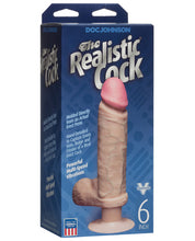 Load image into Gallery viewer, Vibrating 6" Realistic Cock - Flesh
