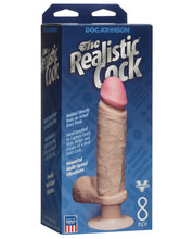 Load image into Gallery viewer, Vibrating 8" Realistic Cock - Flesh