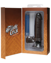 Load image into Gallery viewer, Vibrating 6" Realistic Cock - Black