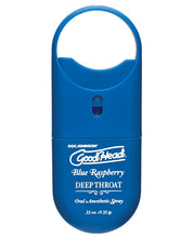 Load image into Gallery viewer, Goodhead Deep Throat Spray To Go - .33 Oz Blue Raspberry