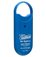 Load image into Gallery viewer, Goodhead Deep Throat Spray To Go - .33 Oz Blue Raspberry