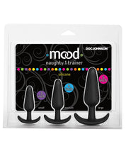 Load image into Gallery viewer, Mood Naughty 1 Anal Trainer Set - Black Set Of 3