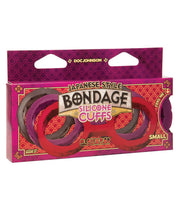 Load image into Gallery viewer, Japanese Bondage Silicone Cuffs Small - Purple