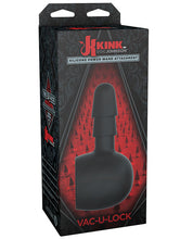 Load image into Gallery viewer, Kink Silicone Wand Vac-u-lock Attch. - Black