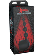 Load image into Gallery viewer, Kink Silicone Wand Anal Beads Attch. - Black