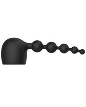 Load image into Gallery viewer, Kink Silicone Wand Anal Beads Attch. - Black