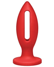 Load image into Gallery viewer, Kink Wet Works 4" Silicone Lube Luge Plug - Red