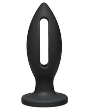 Load image into Gallery viewer, Kink Wet Works 5" Silicone Lube Luge Plug - Black