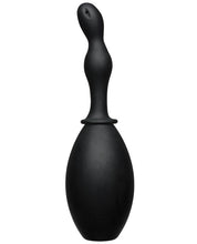 Load image into Gallery viewer, Kink Flow Silicone Anal Douche &amp; Accessory - Black