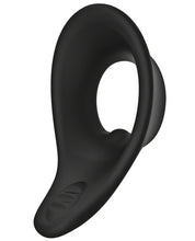 Load image into Gallery viewer, Kink Cock Jock Silicone Cock Ring - Black