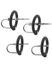 Load image into Gallery viewer, Kink Ring &amp; Plug Set Cock Accessory - Black